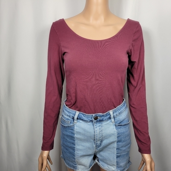 American Eagle Cotton Stretch Bodysuit in a Size Medium - Picture 1 of 12